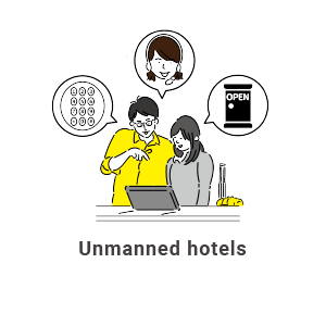 Unmanned hotels