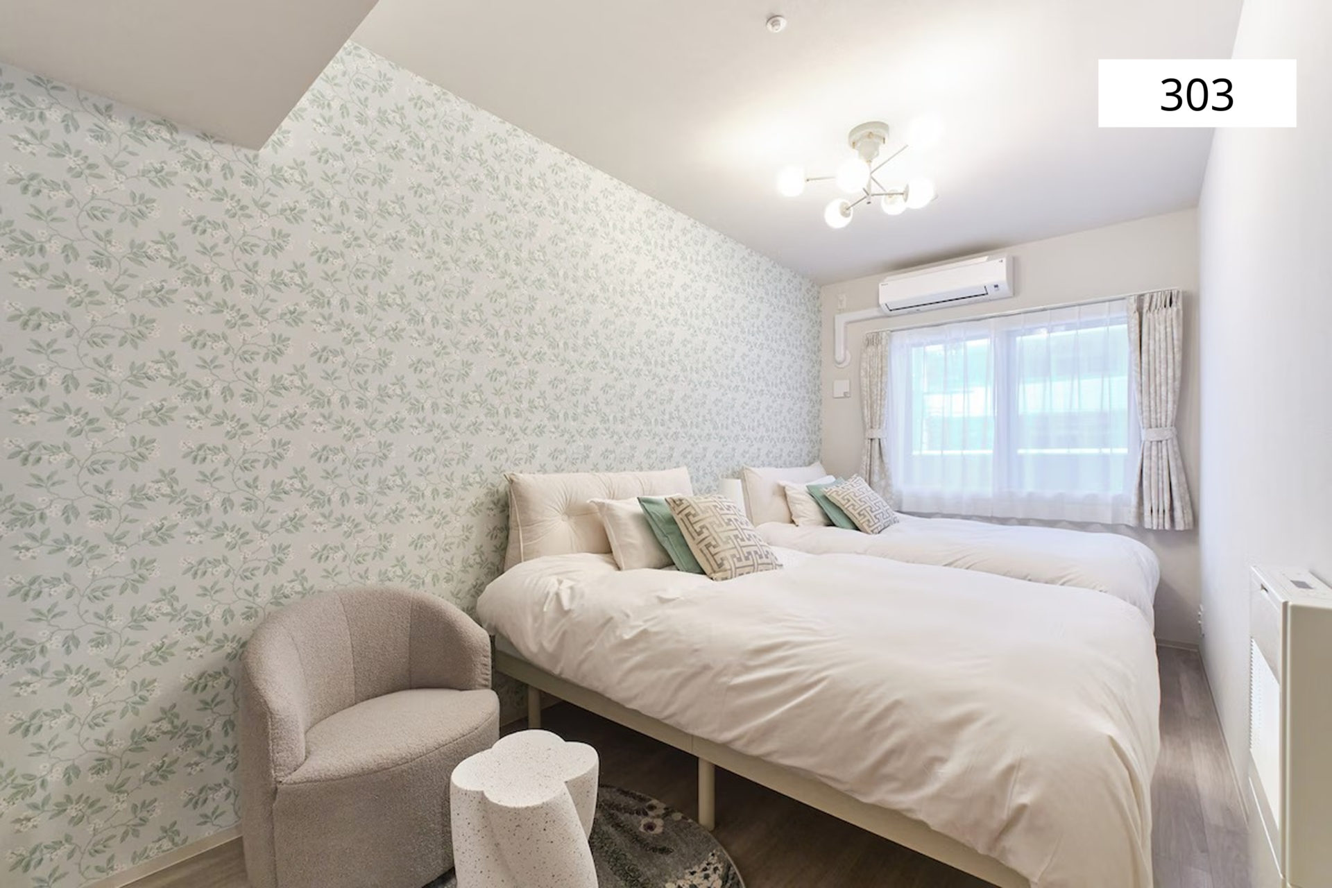 「CITY HOME CENTRIC SAPPORO NAKAJIMAKOEN 303」寝室