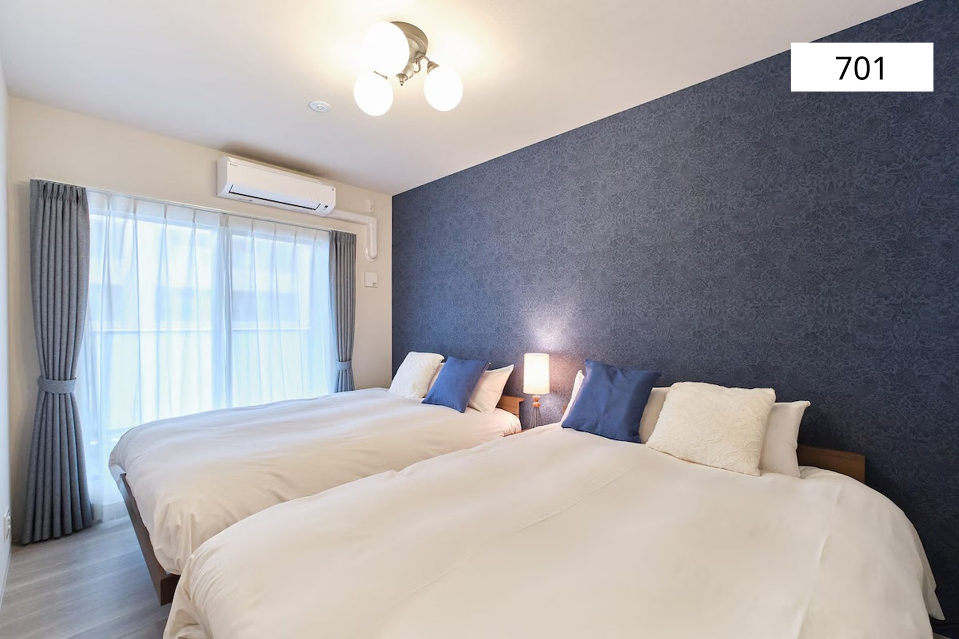 「CITY HOME CENTRIC SAPPORO NAKAJIMAKOEN 701」寝室