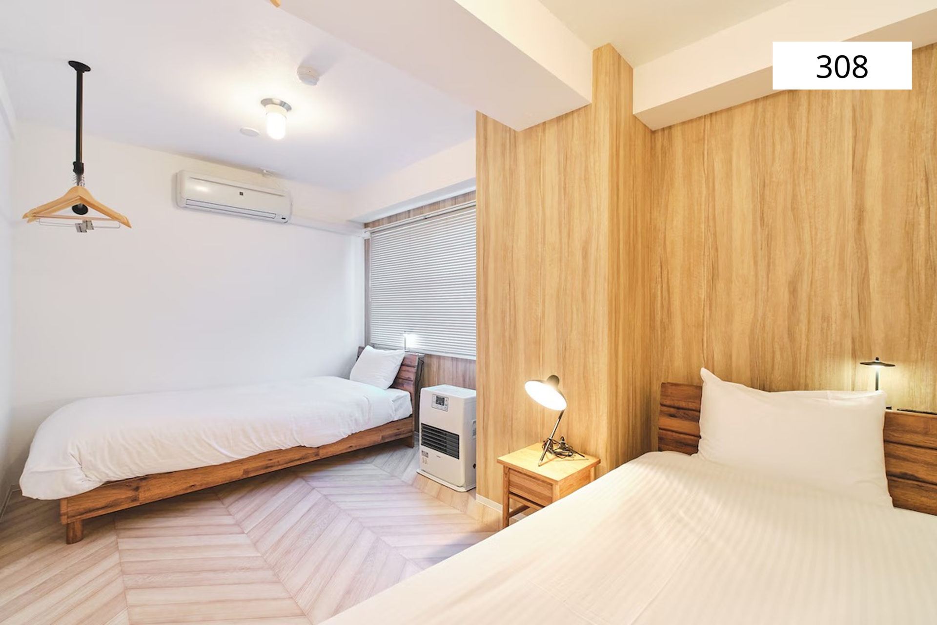 「グランディール札幌308」寝室