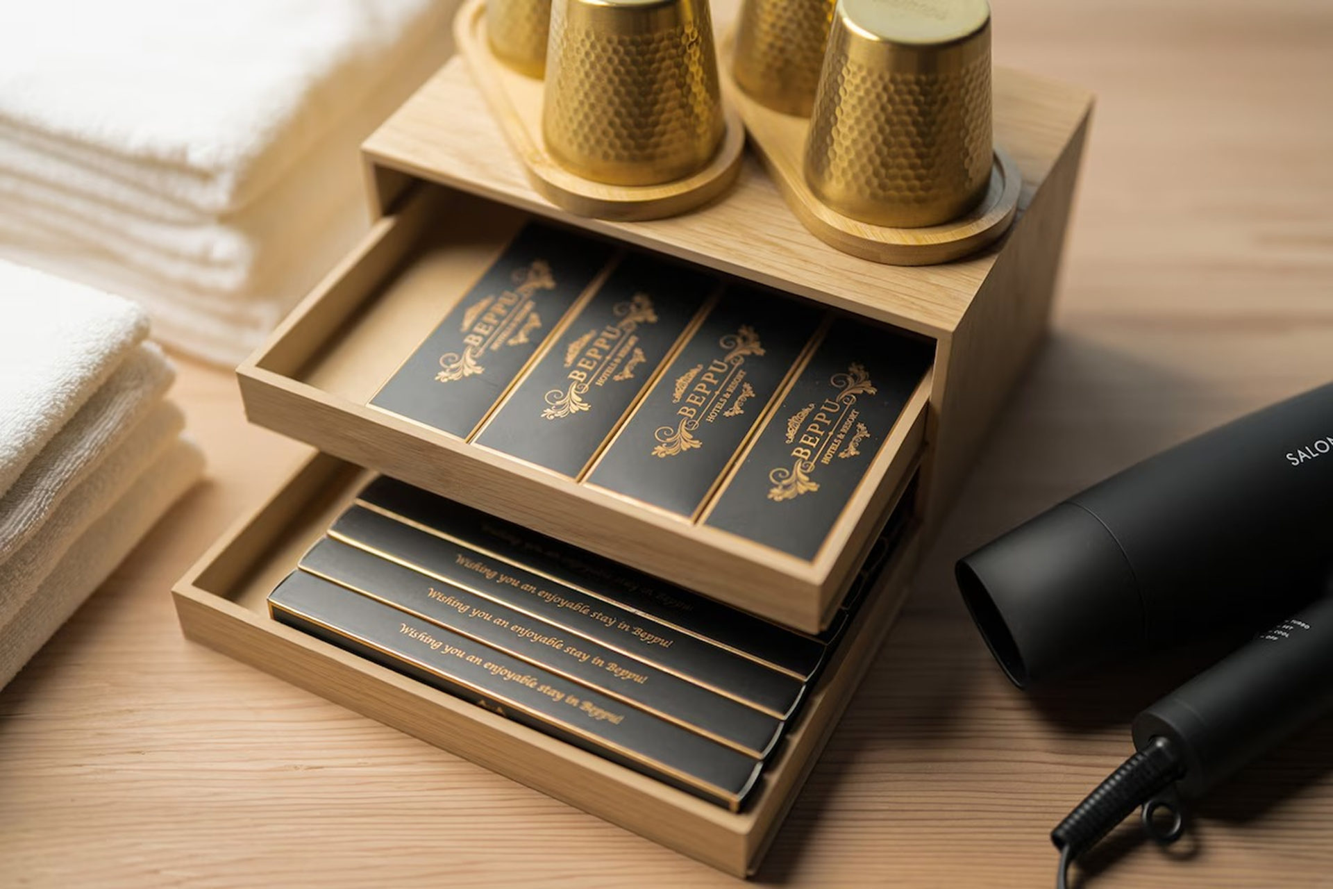 「TAKENOYADO BEPPU」アメニティ